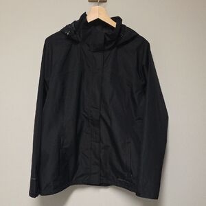 Eddie Bauer Rain Jacket / Coat, Black, Women's XL